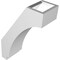 Ekena Millwork 3 1/2-in. W x 8-in. D x 12-in. H Imperial Architectural Grade PVC Knee Brace BRCP035X08X12IMP - alternate 6